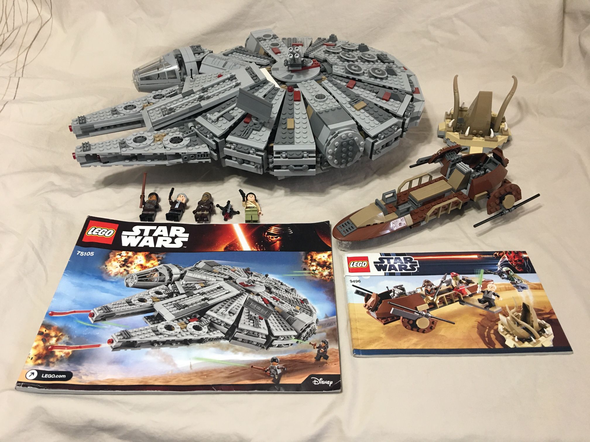 Lego 75105 Millennium Falcon Desert Skiff Star Wars for Sale in San Jose, CA -