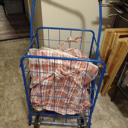 Helping Hands Style Four-wheel Granny Cart Bag Included