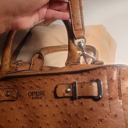 Guess 1981 Purse And Silver Handbag