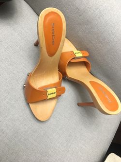 Bebe wooden heels