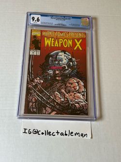 Marvel Comics Presents #79 CGC 9.6 Debut of Wolverine's Weapon X costume 1991