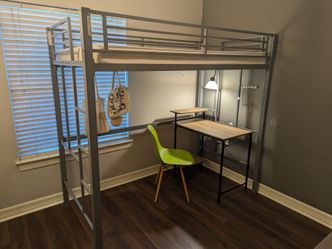 Bunk/loft bed with ikea twin mattress