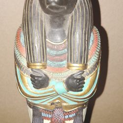 Anubis Sarcophagus Figurine Trinket Box