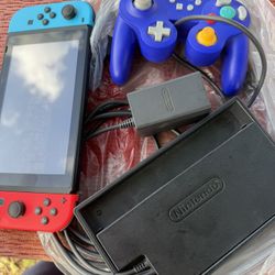 Nintendo Switch System With Games And Controller 