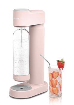 Sparkling Water Maker Soda Maker Soda Streaming Machine for Carbonating with 1L Carbonating Bottle, Seltzer Fizzy Water Maker Includes three 60L CO2 C