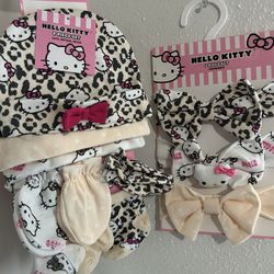 Hello Kitty Baby Bows And Beanies 