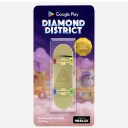 Roblox Gold Google Play MINI Skateboard 