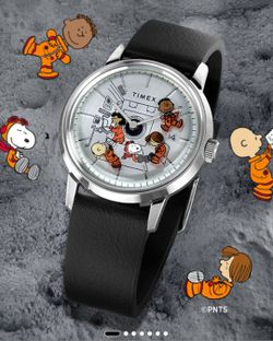 Peanuts x Timex Marlin Automatic Space Watch Charlie Brown Snoopy NEW