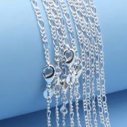 2mm New Figaro Chain 22”