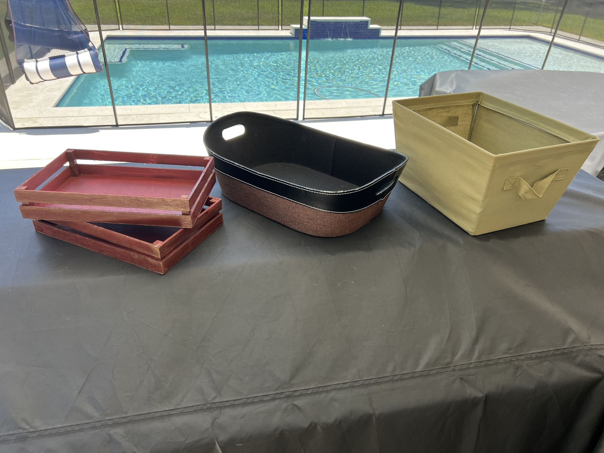 Storage Baskets Or Boxes