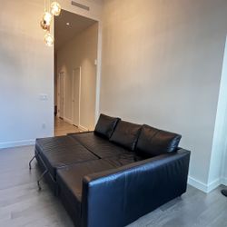 IKEA Couch/sectional/sleeper leather