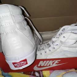 Brand New White Vans
