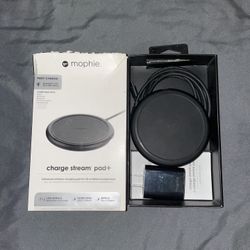 Mophie Charge Stream Pad+ Universal Wireless Charging Pad —Qi Enabled Fast Charge For Apple Samsung LG Motorola