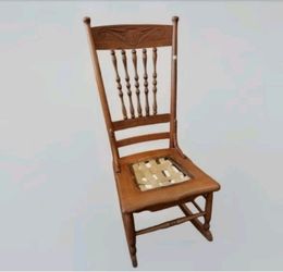 Antique Wooden Rocking Chair