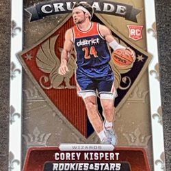 RC Corey Kispert Crusade Chrome 2021-22