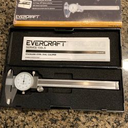Dial Caliper, Stainless Steel, up to 6”