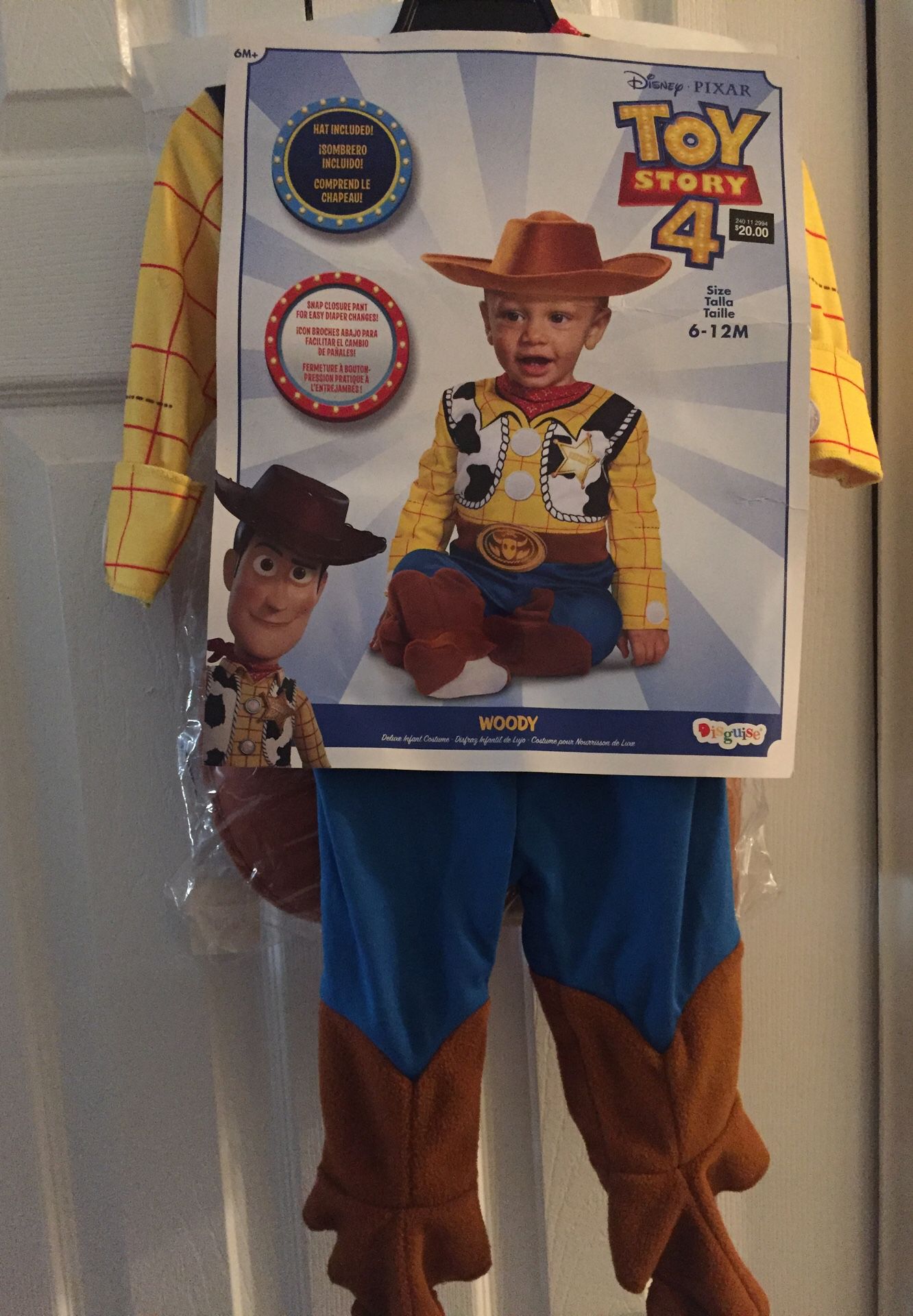 Woody toddler costume 6-12months