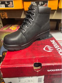 Nueva botas con casquillo wolverine #8 anchas $88