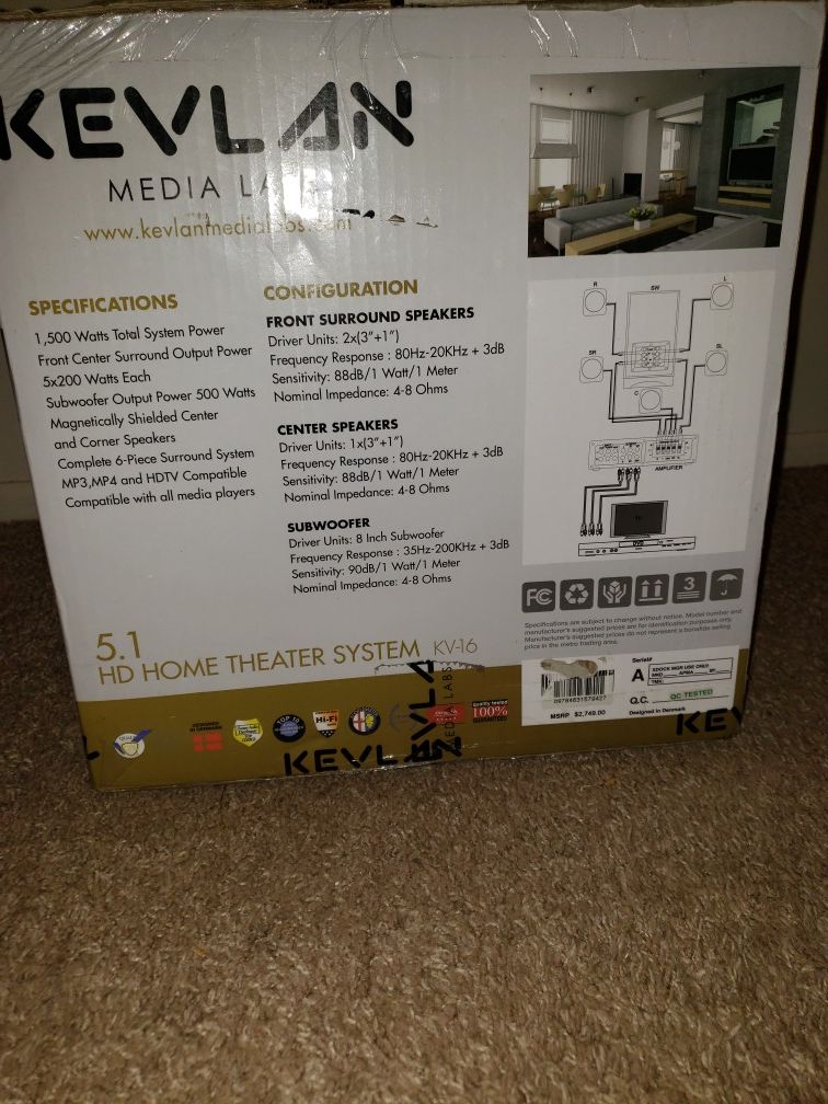 speakers and amplifier all together