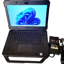 Dell Full Rugged Laptop Xtreme Intel Core i5 8th Gen 16 GB RAM 512 GB SSD Webcam Dual Batteries Windows 11 Professional 