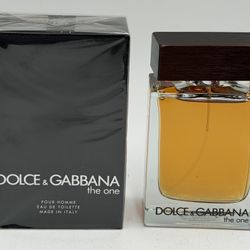NEW DOLCE&GABBANA THE ONE POUR HOME EAU DE TOILETTE MEN BASIL,SANDALWOOD 100 ML Perfume 