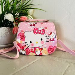 Pink hello Kitty Crossbody bag