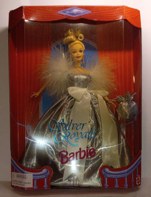 Silver Royale Barbie Special Edition 1996 Mattel Doll 15952 Vintage NIB. 