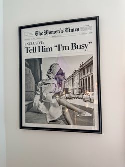 Tell him “I’m busy” art