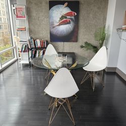 Glass Table For 4