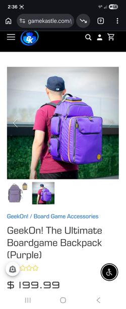 GeekOn! Ultimate Board Game Backpack (used)