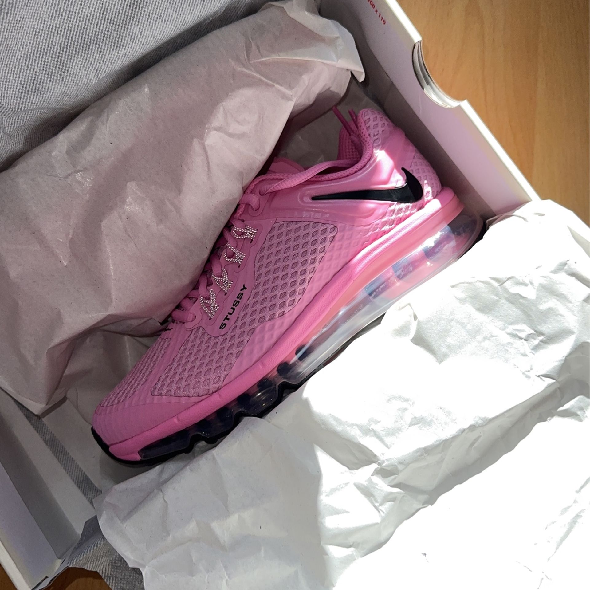 Pink Stussy Air Max Nike