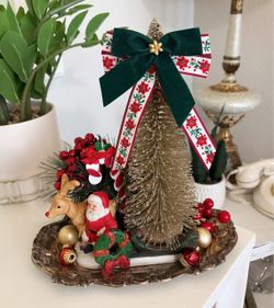 🎄Adorable of a kind vintage style Christmas decor🎄
