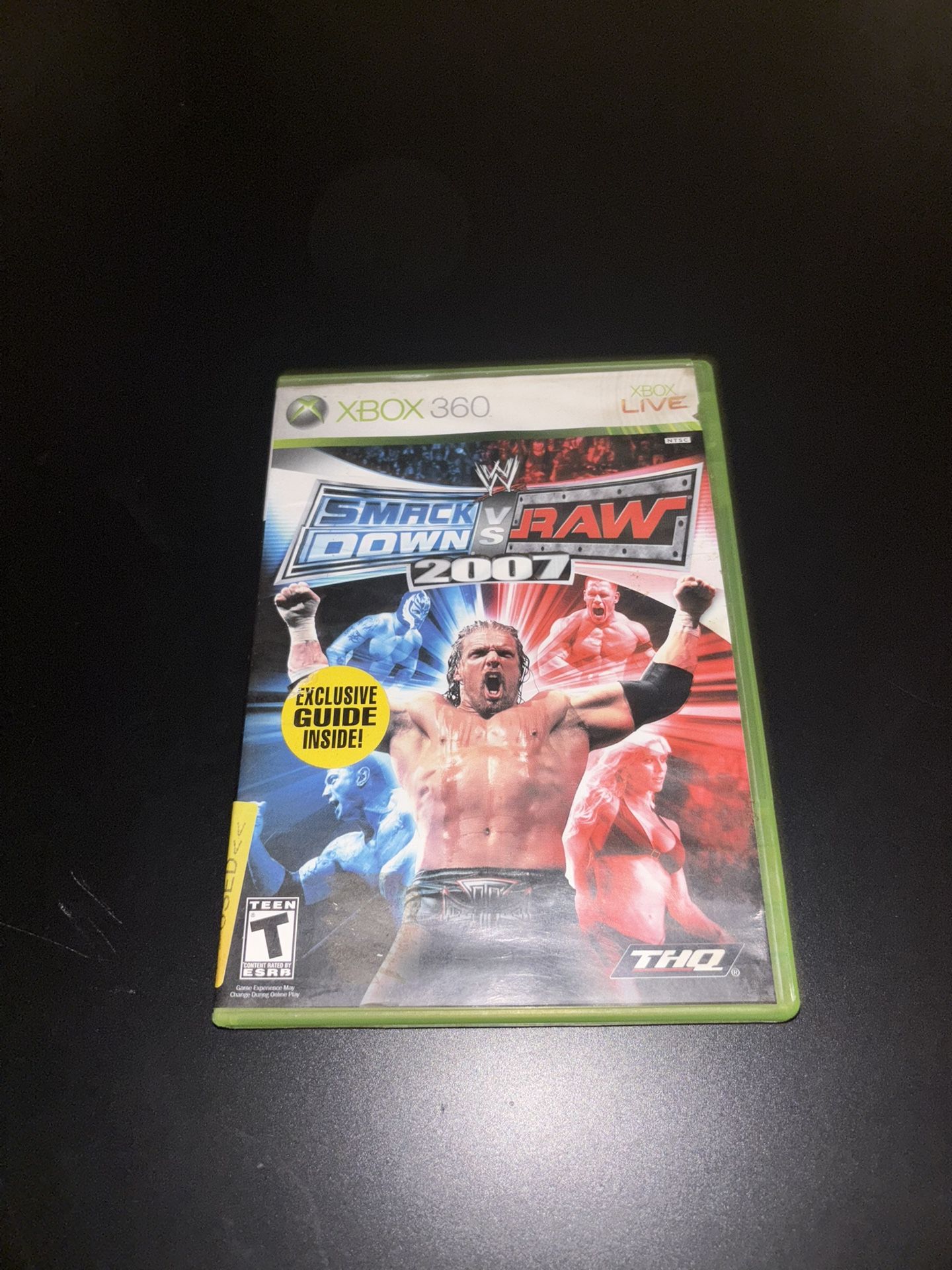 Wwe Smackdown Vs Raw 2007 Xbox 360 Game W/case 
