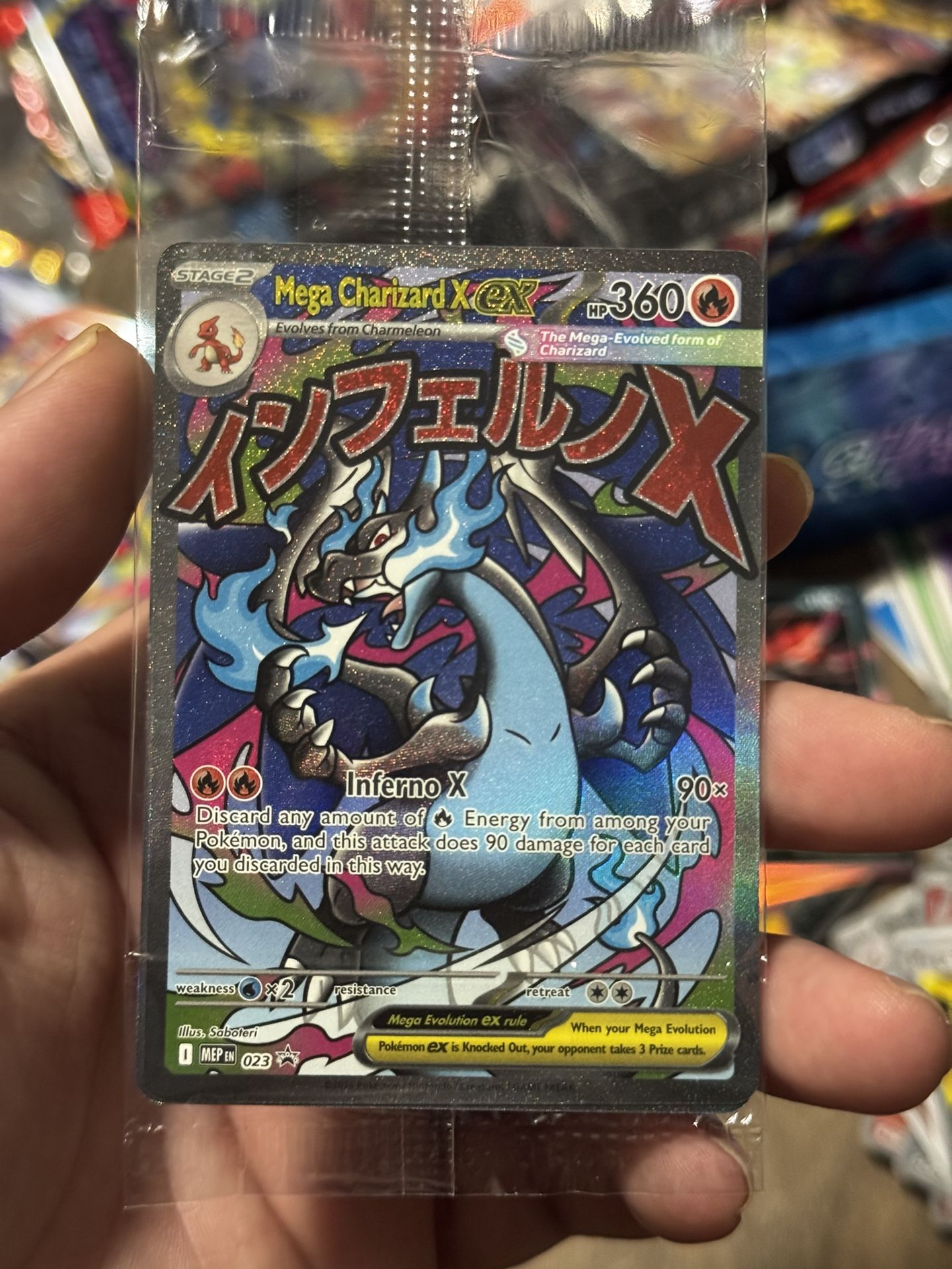 Mega Charizard X Ex + Oricorio Ex Sealed Pokemon Card Promo 