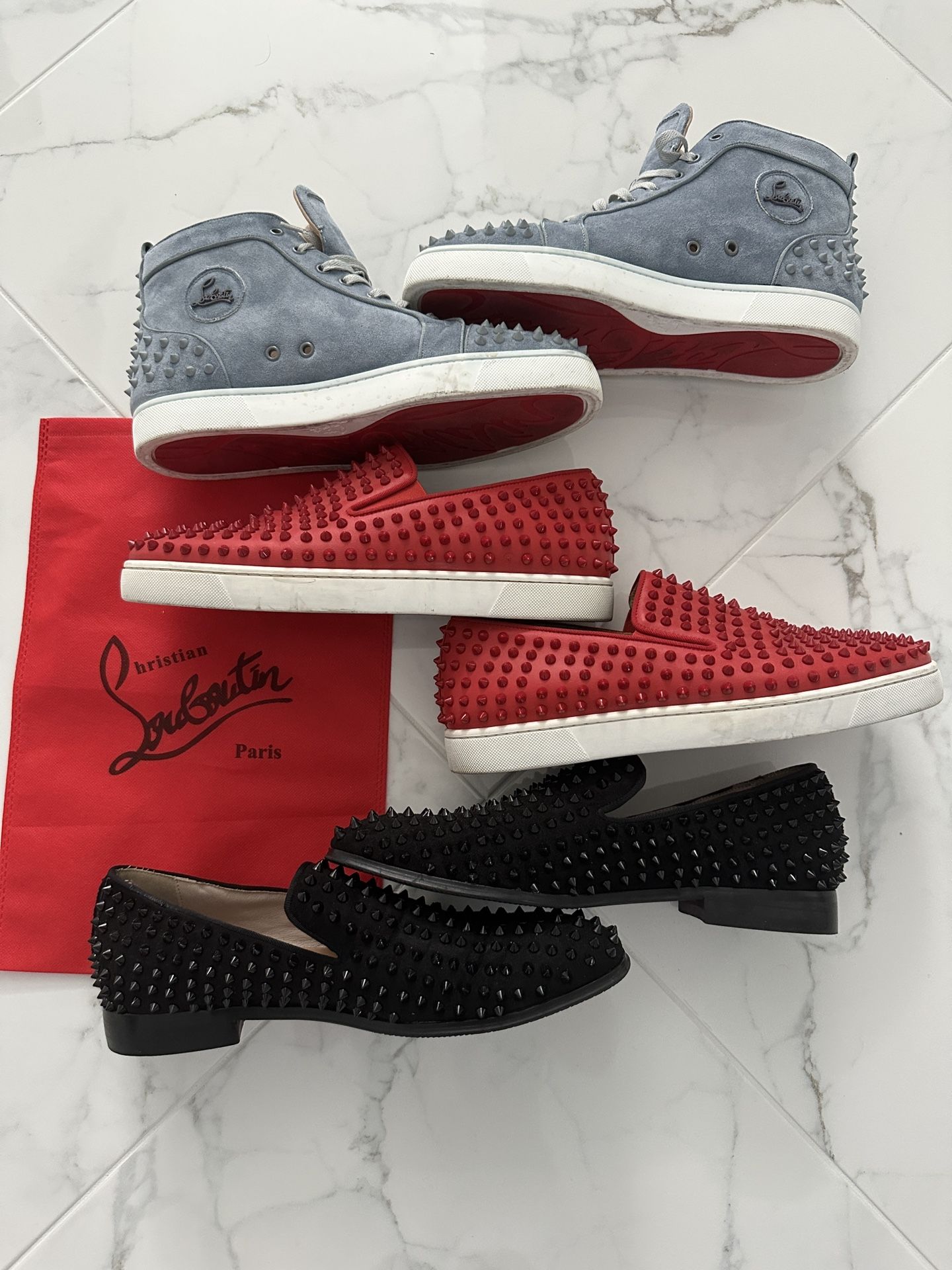Christian Louboutin Shoes (3) Red Bottoms 
