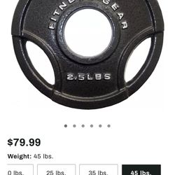 Barbell Plates 45lb 
