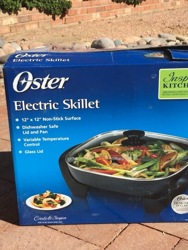Oster 12”x12” Electric Skillet