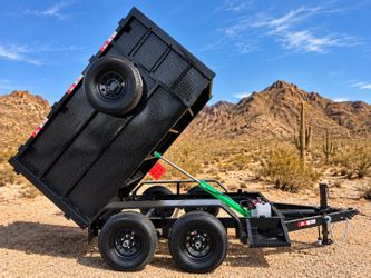 5x8x4 Dump Trailer – Tandem Axle HD – We Deliver
