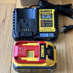 *NEW* Dewalt 60V Flexvolt 6.0Ah battery and DCB1104 Charger