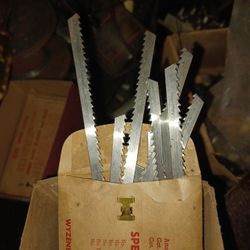 Speed saw blades.