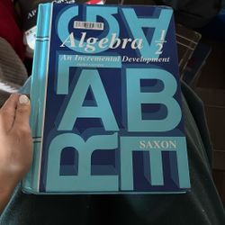 Algebra 1/2 textbook