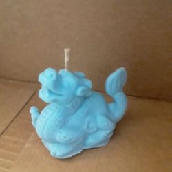 Handmade Dragon Candle L 2in X W 2 1/2in
