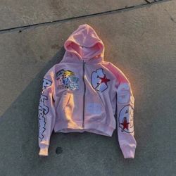 Street Unisex Fashionable Casual Hoodie Couple Size Printed Embroidered Hip-Hop Hoodie 