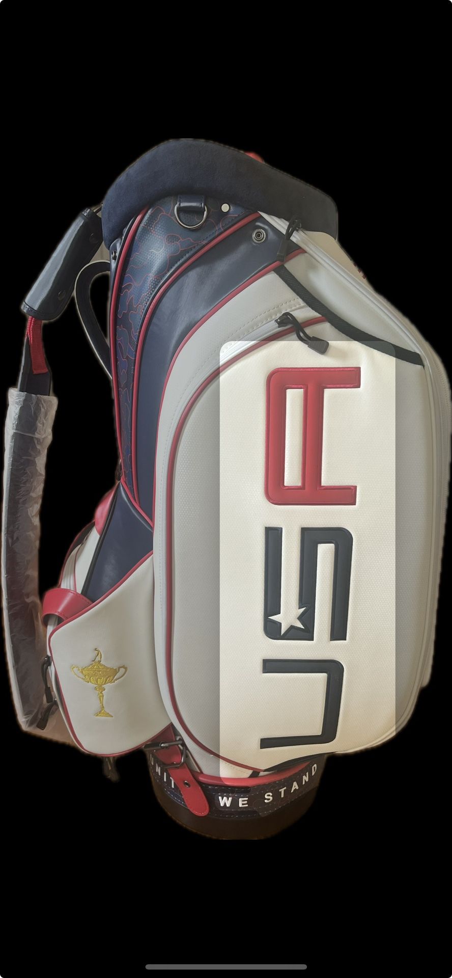 🏆 Ryder Cup 2020 Whistling Straits Team USA Leather Staff Bag – Official Edition – Lipton Sponsor – Collectible 🇺🇸 