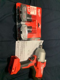 M18 1/2 Brushless High Torque Impact Wrench W/Friction 2666-20…$150 M12 XC4.0 $80