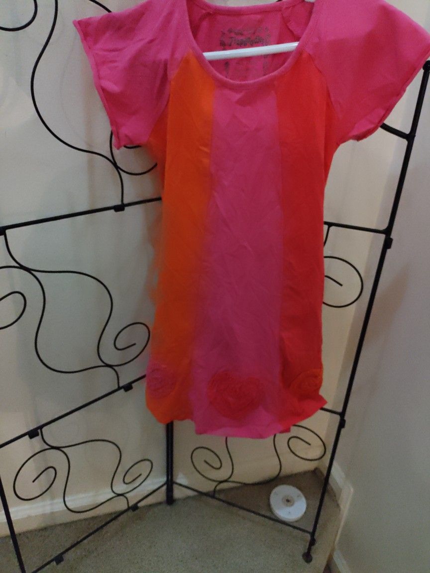 Spandex Sundress With Hearts Around The Bottom