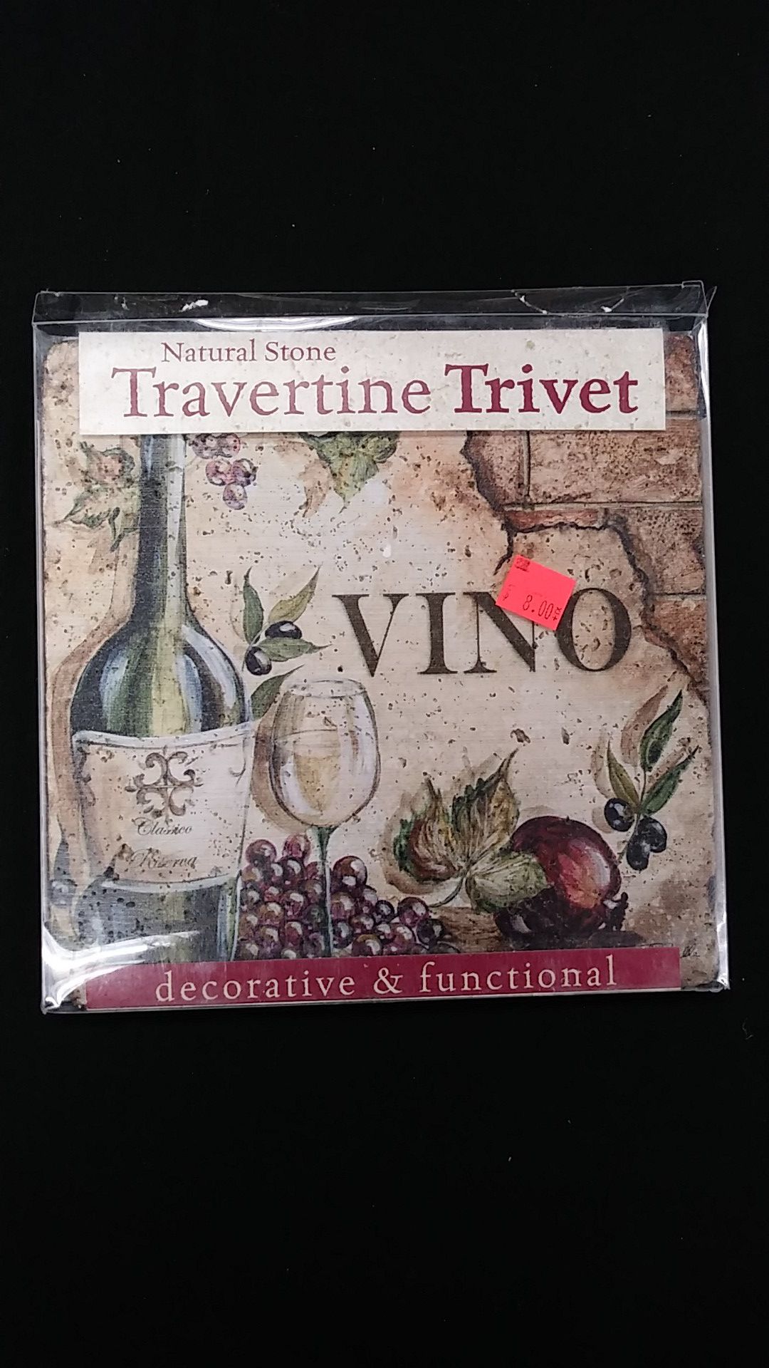 Decorative tile/wine coaster trivet
