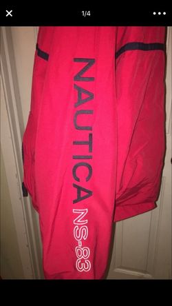 J men's vintage retro Nautica windbreaker jacket size XL