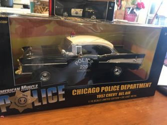American Muscle 1:18 Chi Police 57 Bel Air