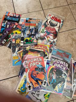 Vintage mint condition comics dc and marvel Batman